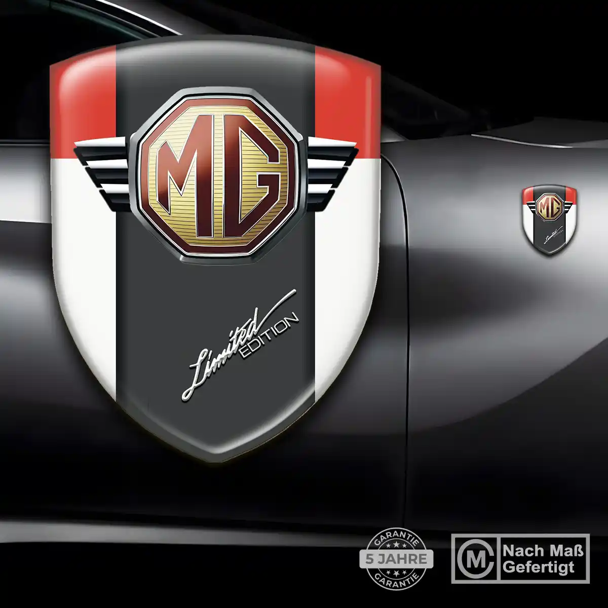MG Aufkleber Wappen Emblem Auto Modernes Design