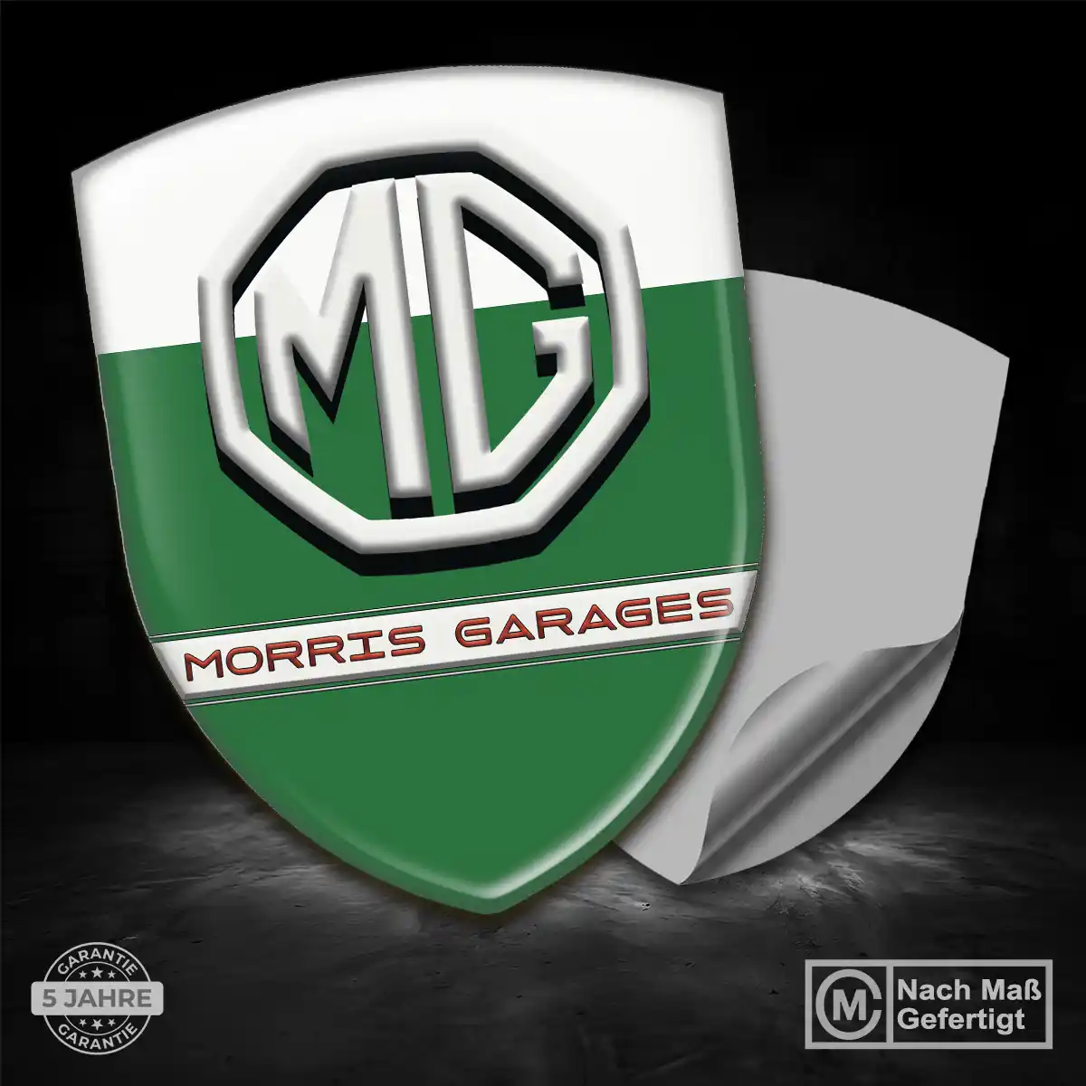 MG Aufkleber Wappen Emblem Auto Premiumqualität