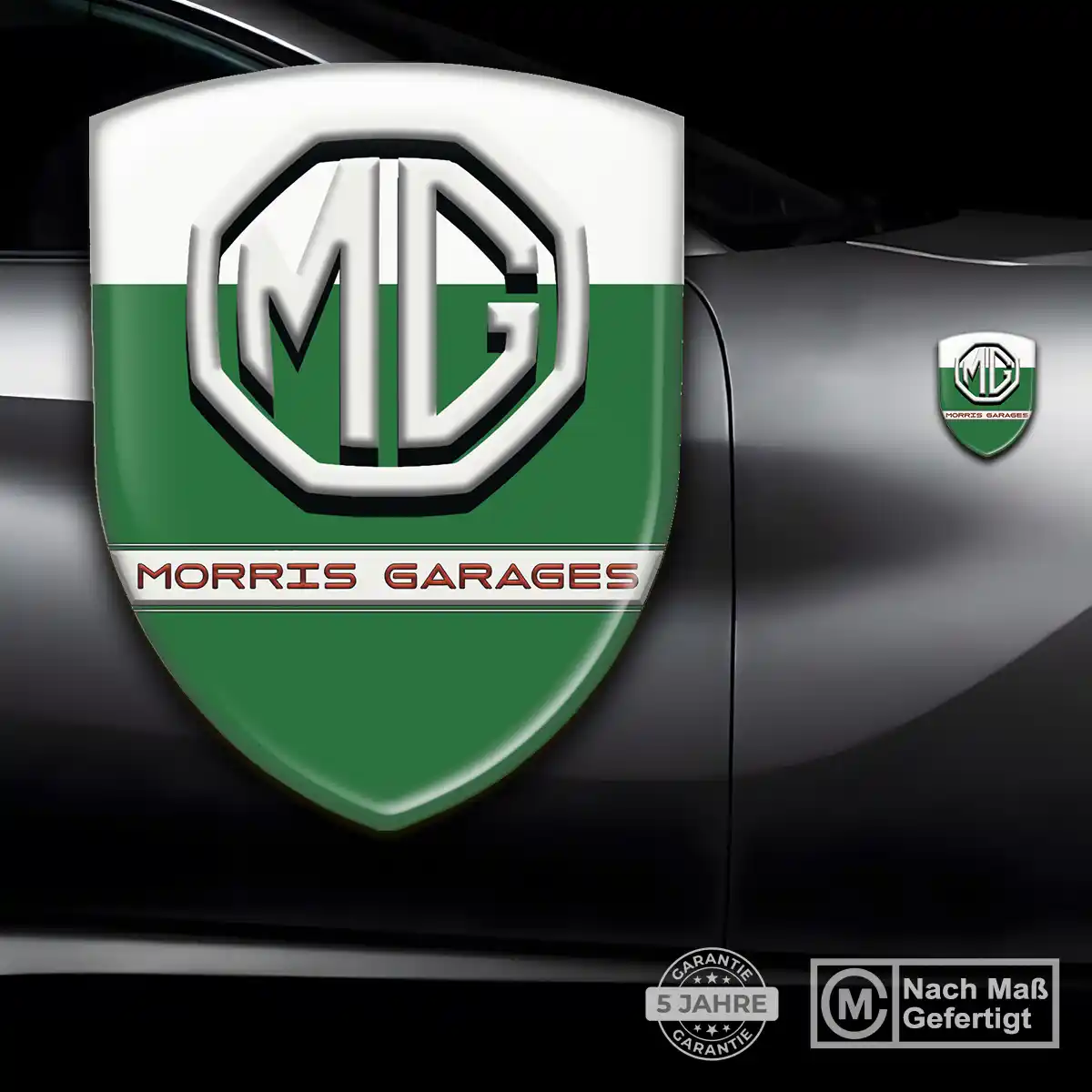 MG Aufkleber Wappen Emblem Auto Premiumqualität