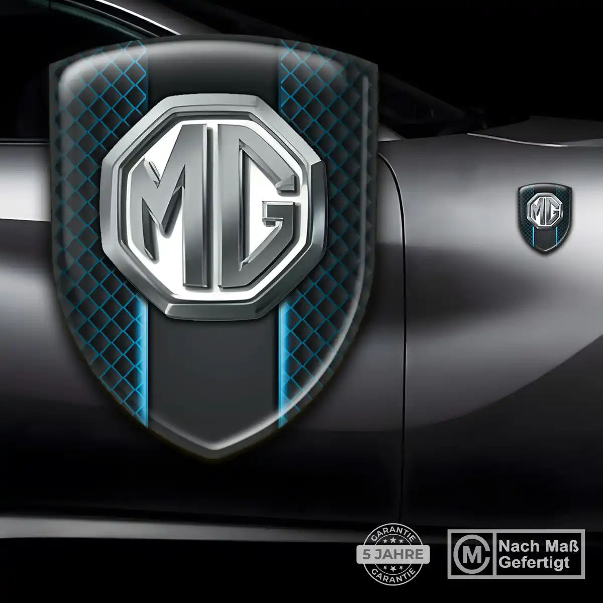 MG Aufkleber Wappen Emblem Auto Stilvolles Design