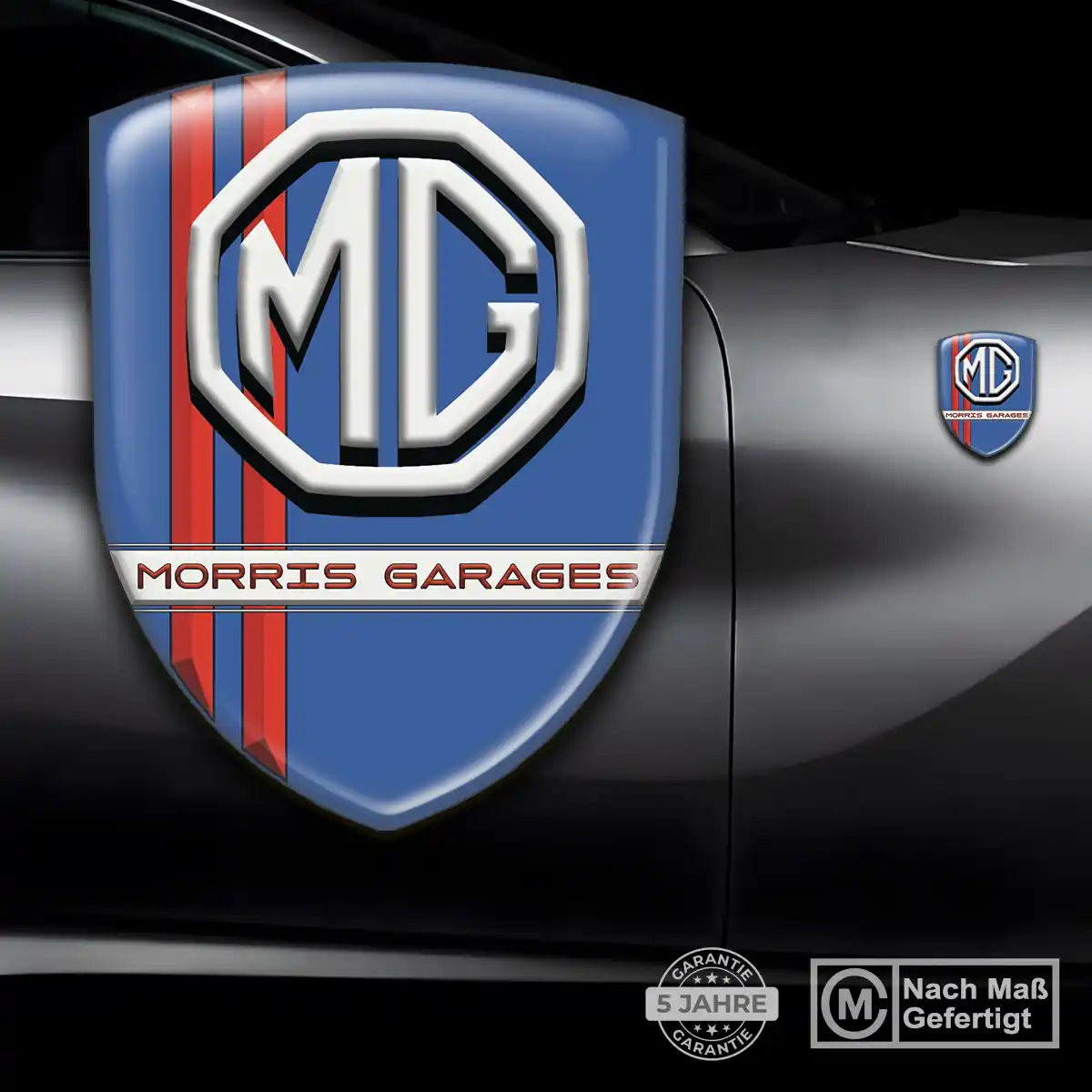 MG Aufkleber Wappen Emblem Edles Design