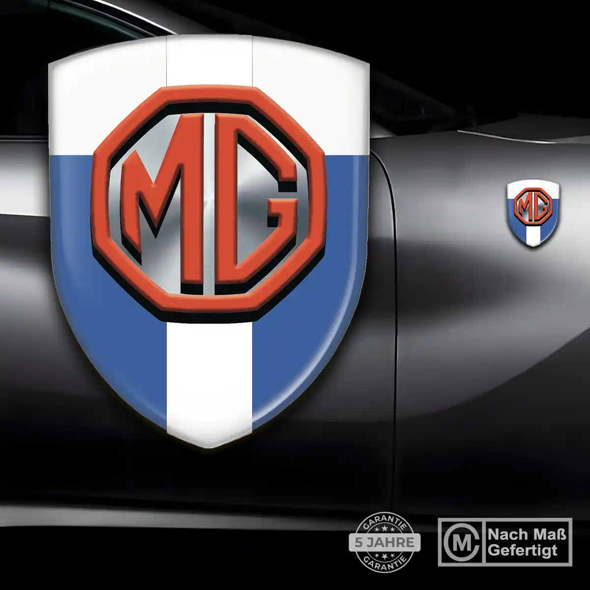 MG Aufkleber Wappen Emblem Erstklassige Qualität