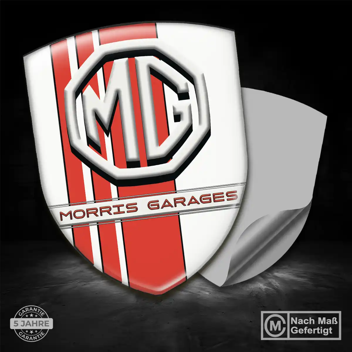 MG Aufkleber Wappen Emblem Exterieurdesign