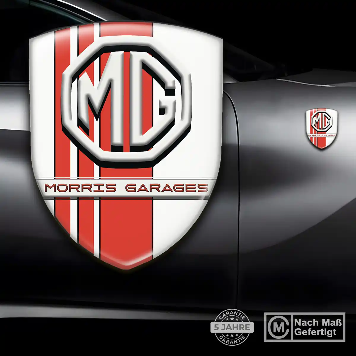 MG Aufkleber Wappen Emblem Exterieurdesign