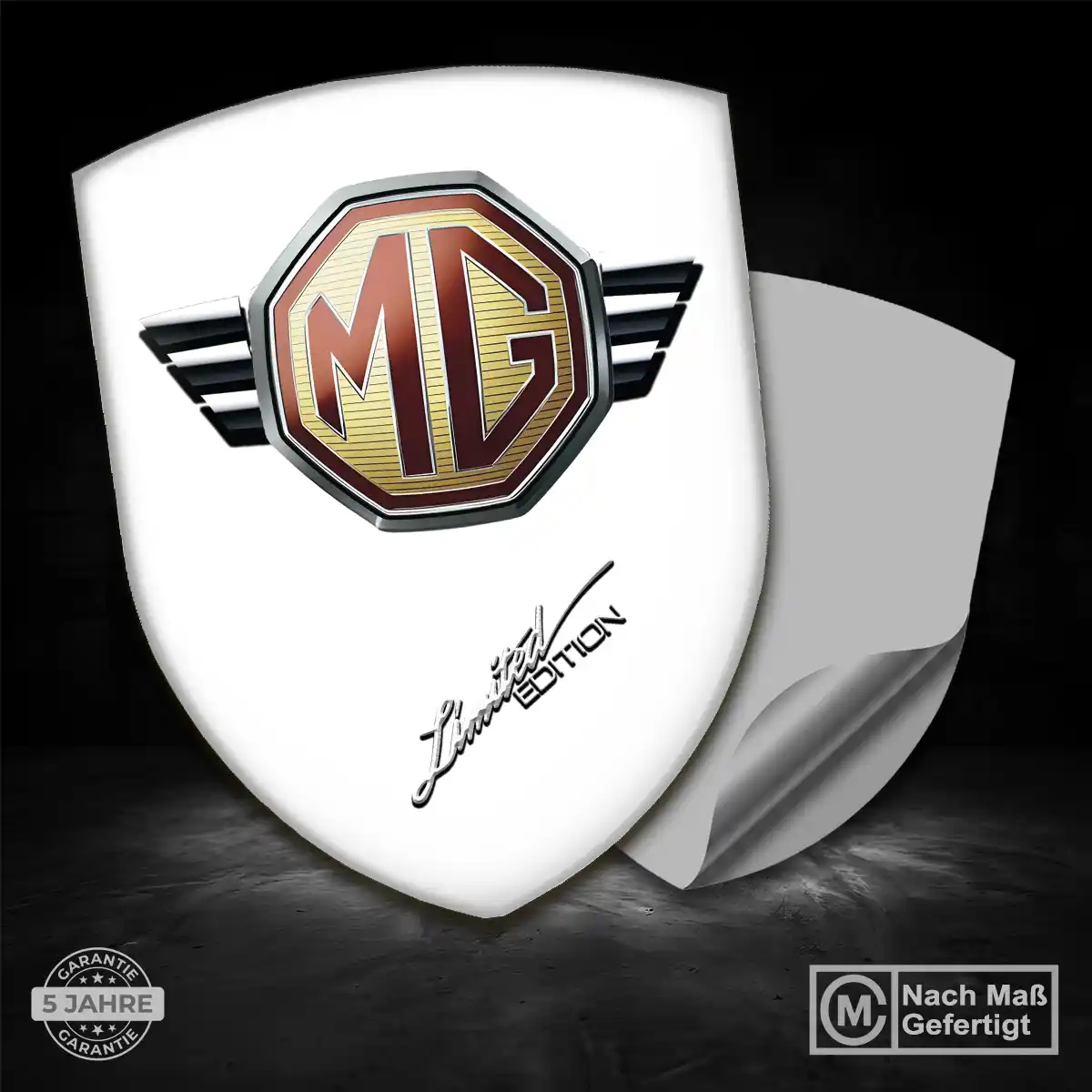 MG Aufkleber Wappen Emblem Limitierte Auflage