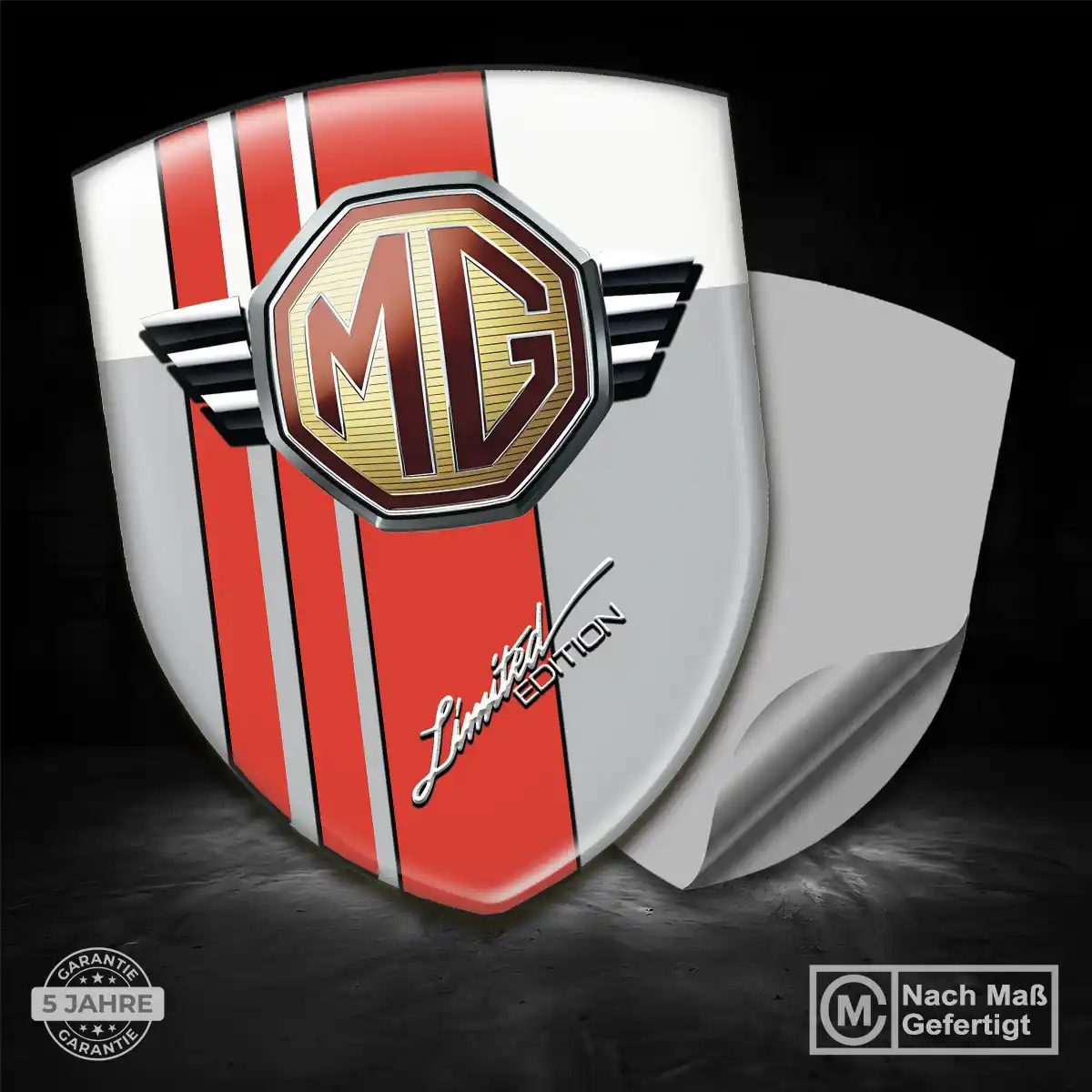 MG Aufkleber Wappen Emblem Luxus-Edition