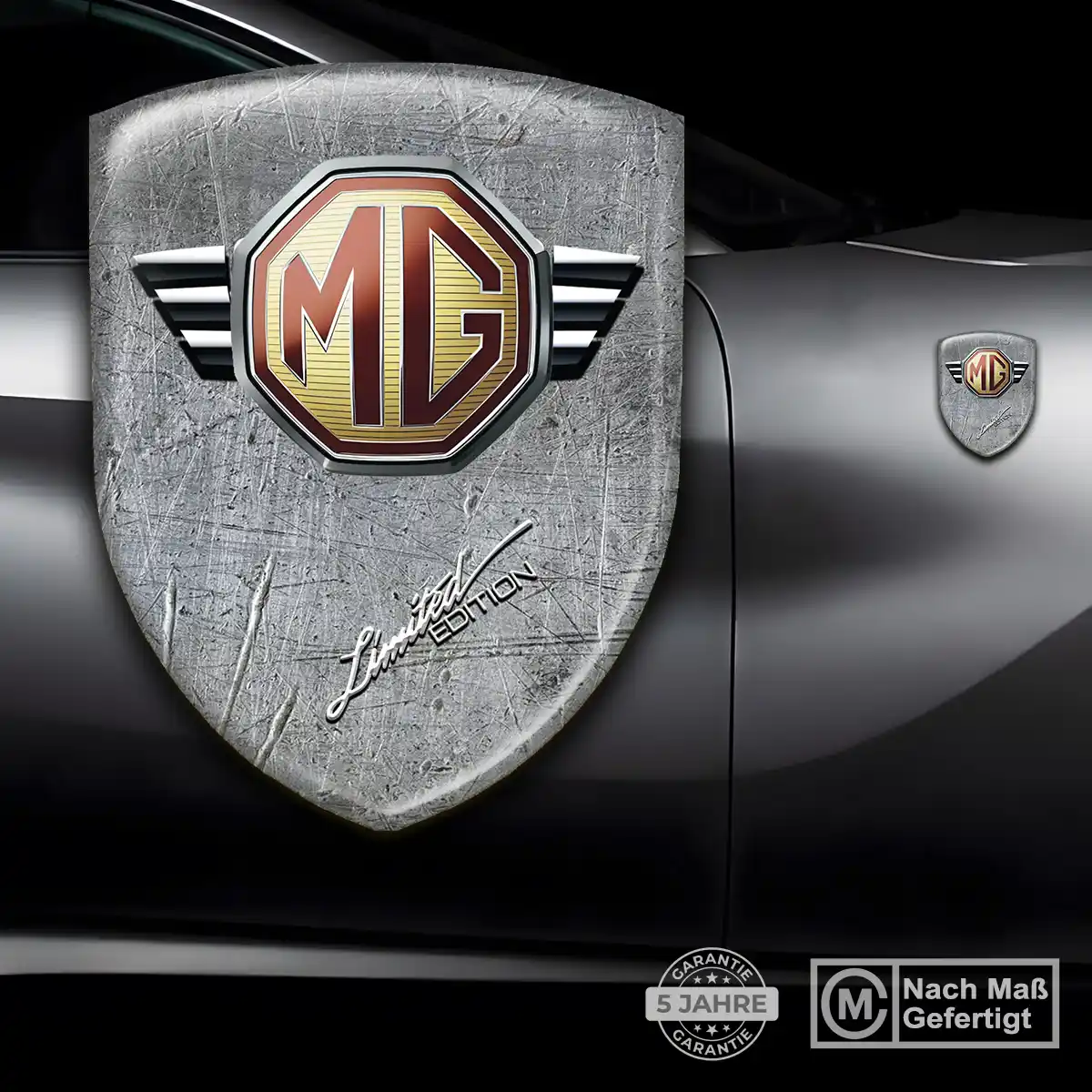 MG Aufkleber Wappen Emblem Modernes Design