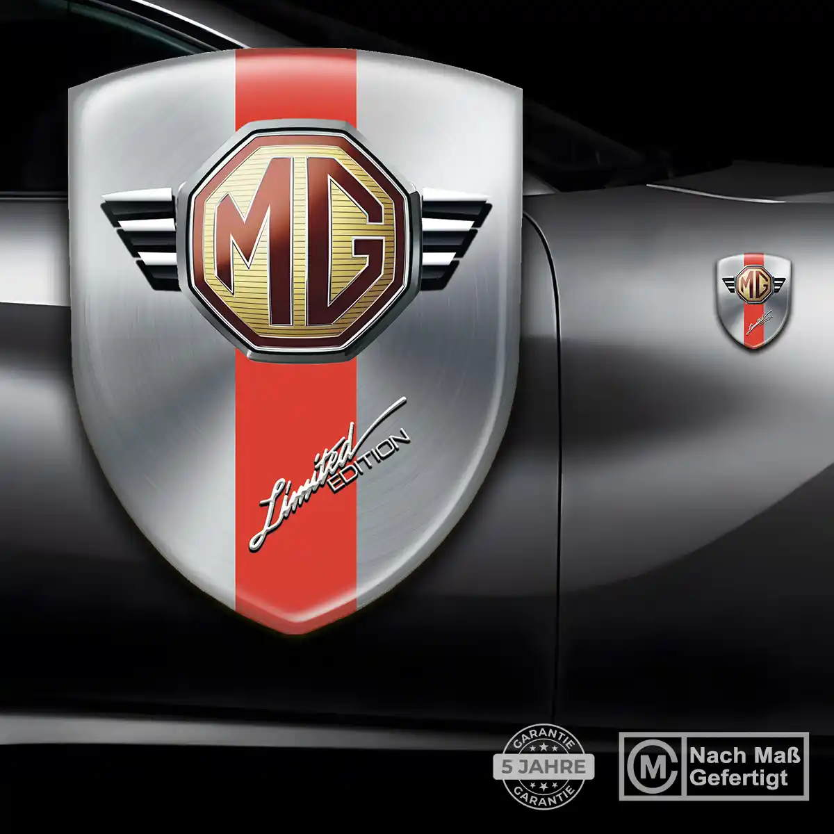 MG Aufkleber Wappen Emblem Stilvolles Design