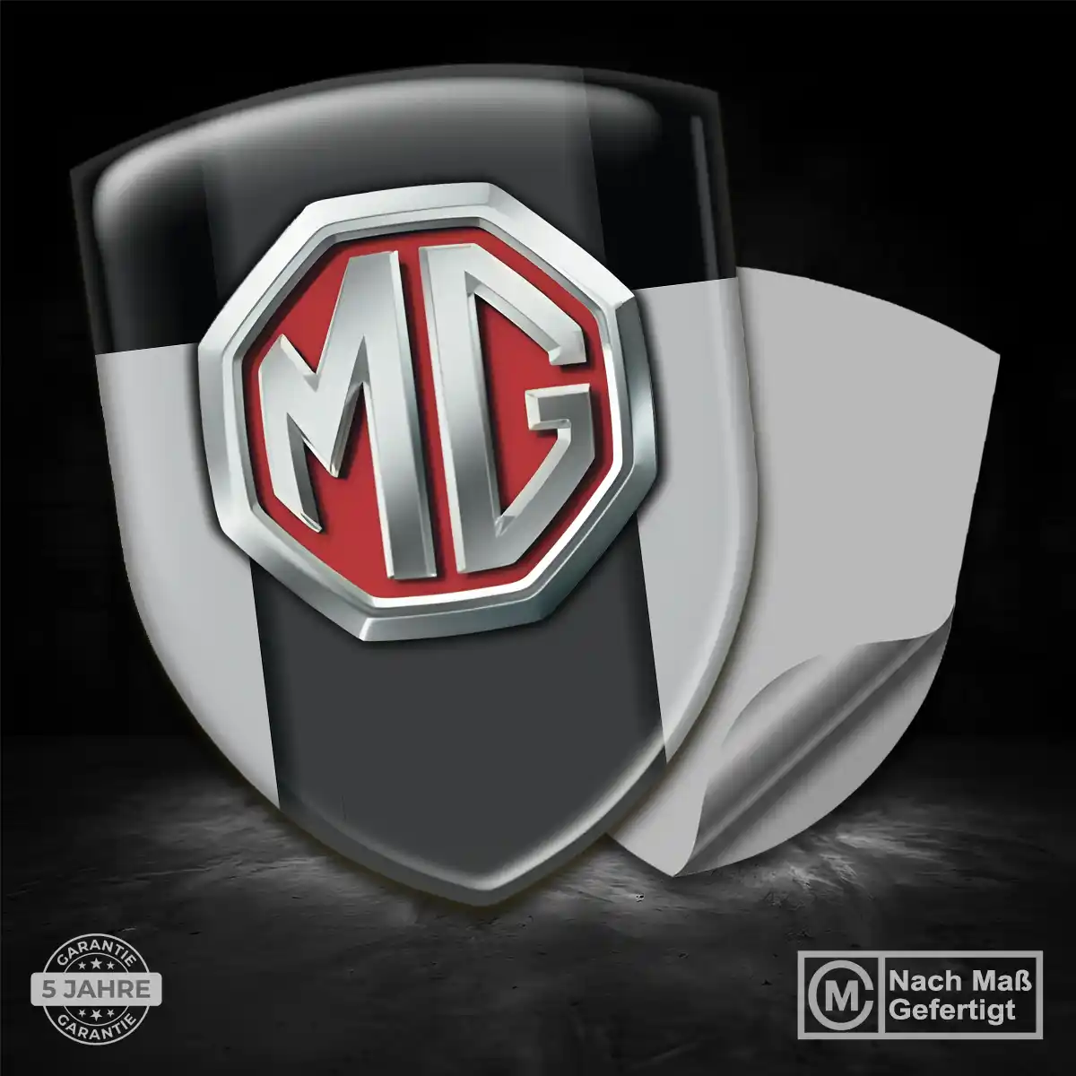 MG Aufkleber Wappen Emblem Tuningfahrzeug