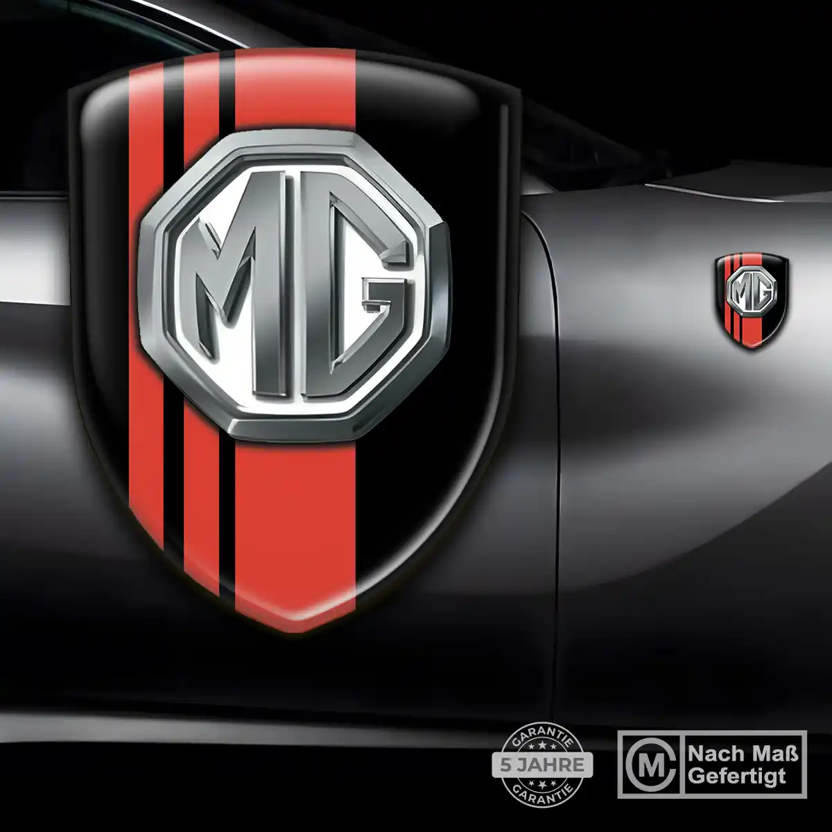 MG Aufkleber Wappen Hohe Qualität