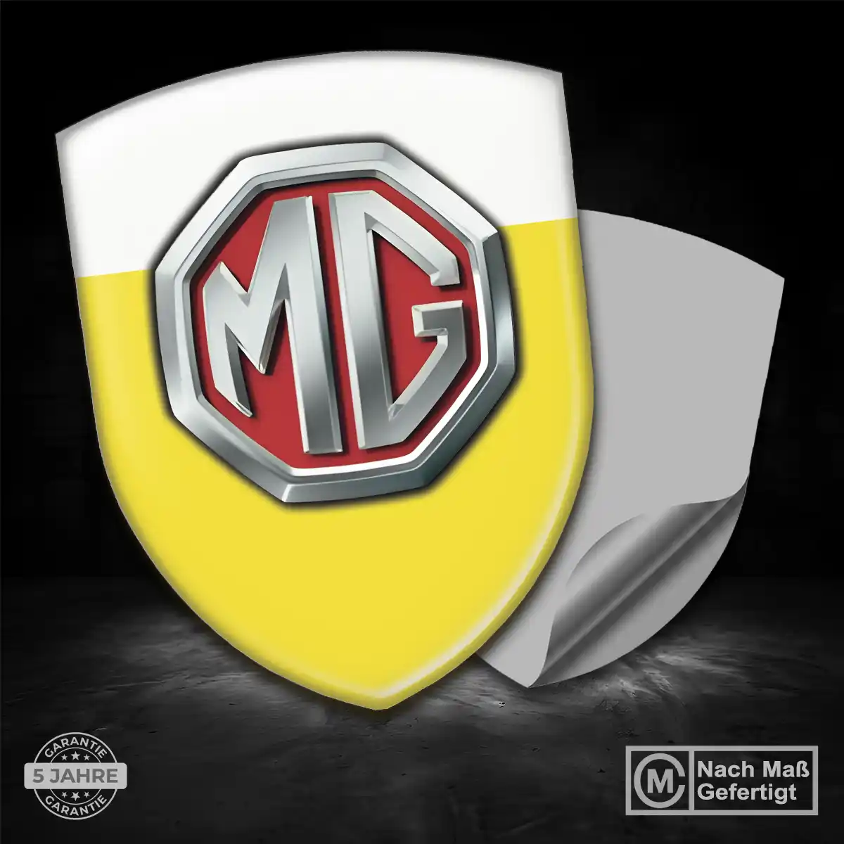 MG Aufkleber Wappen Modernes Design