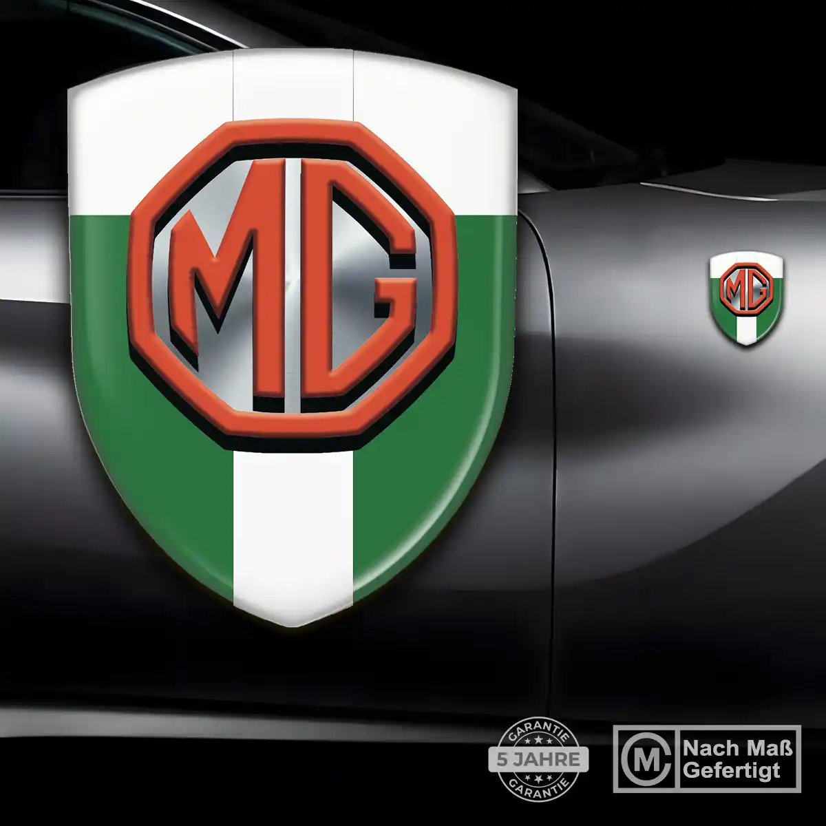 MG Aufkleber Wappen Premiumqualität
