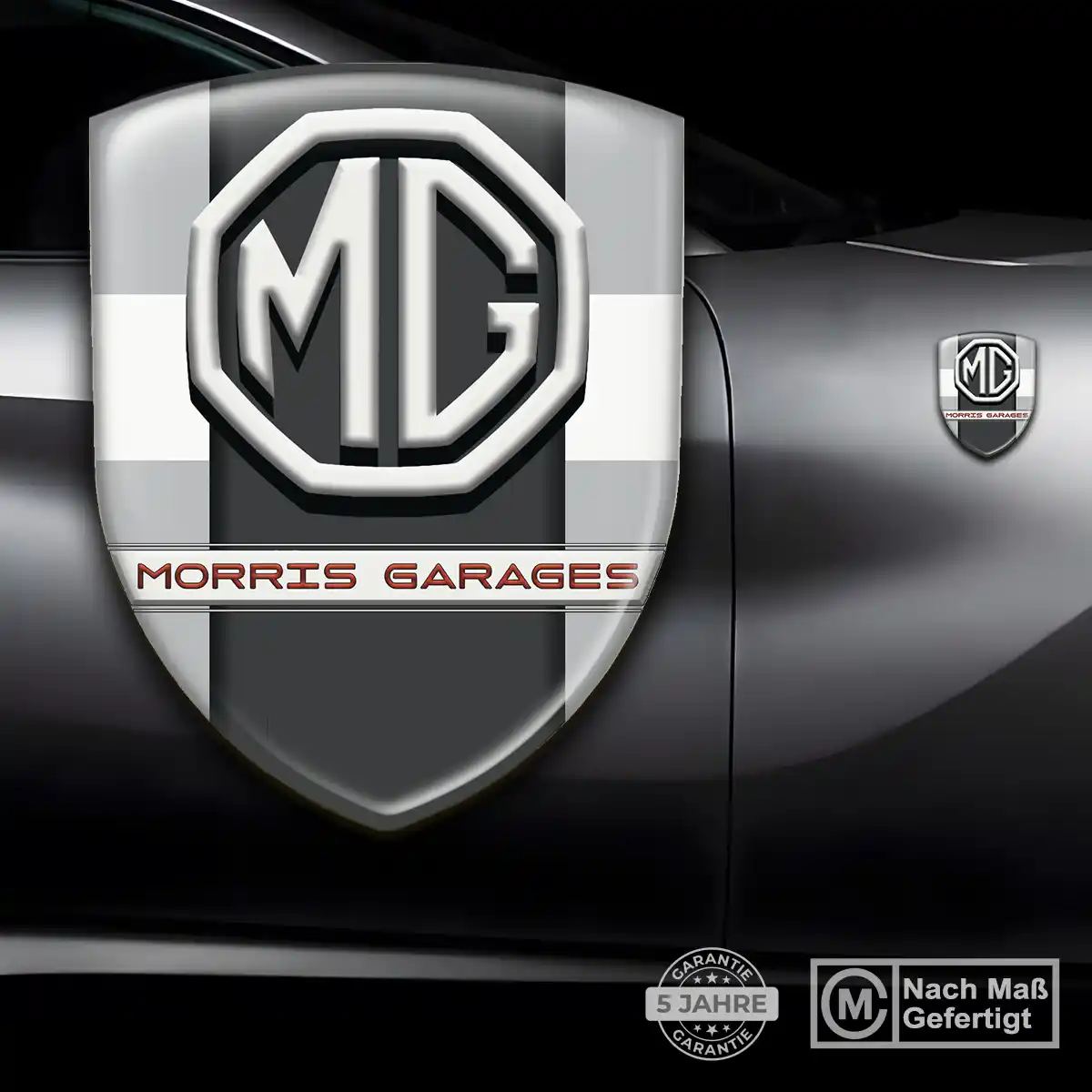MG Aufkleber Wappen Stilvolles Design