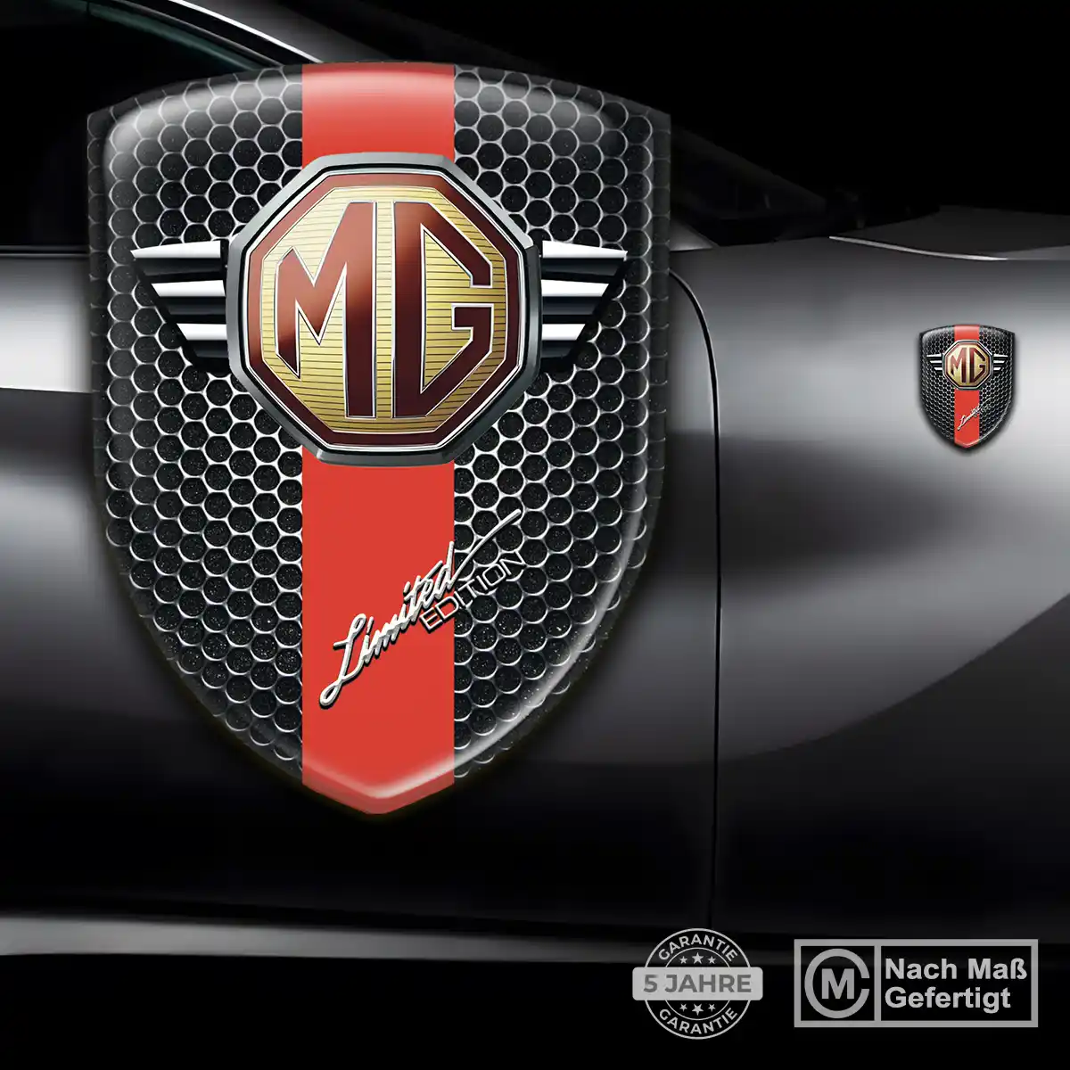 MG Emblem Anspruchsvolles Design