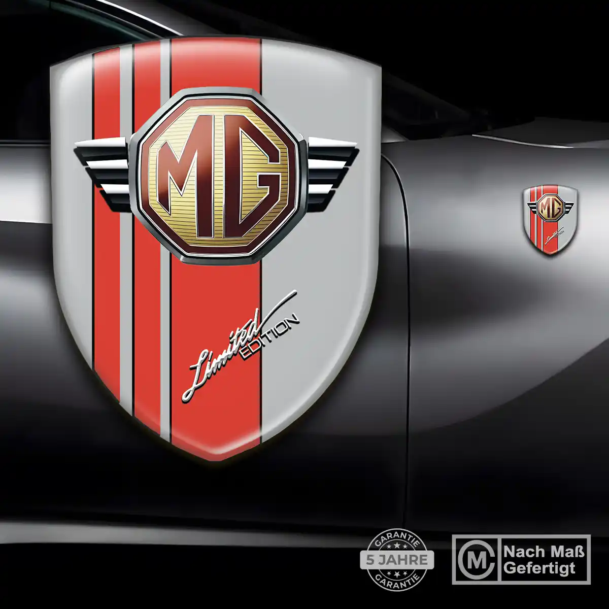 MG Emblem Aufkleber Auto Anspruchsvolles Design