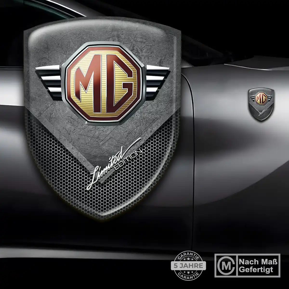 MG Emblem Aufkleber Auto Edles Design