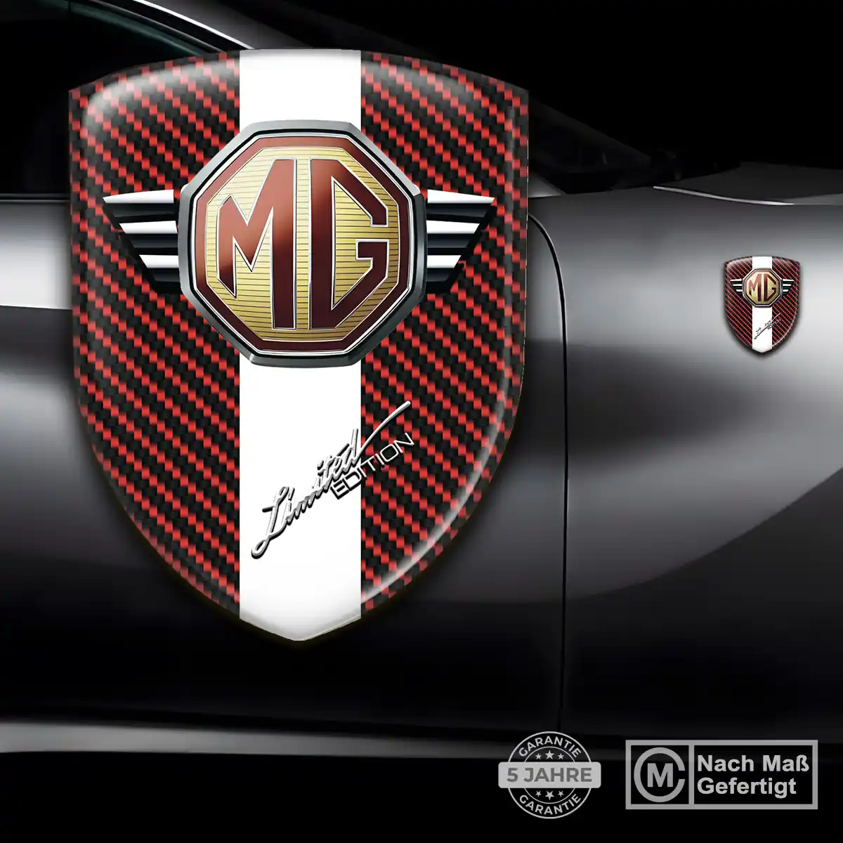 MG Emblem Aufkleber Auto Exterieurdesign