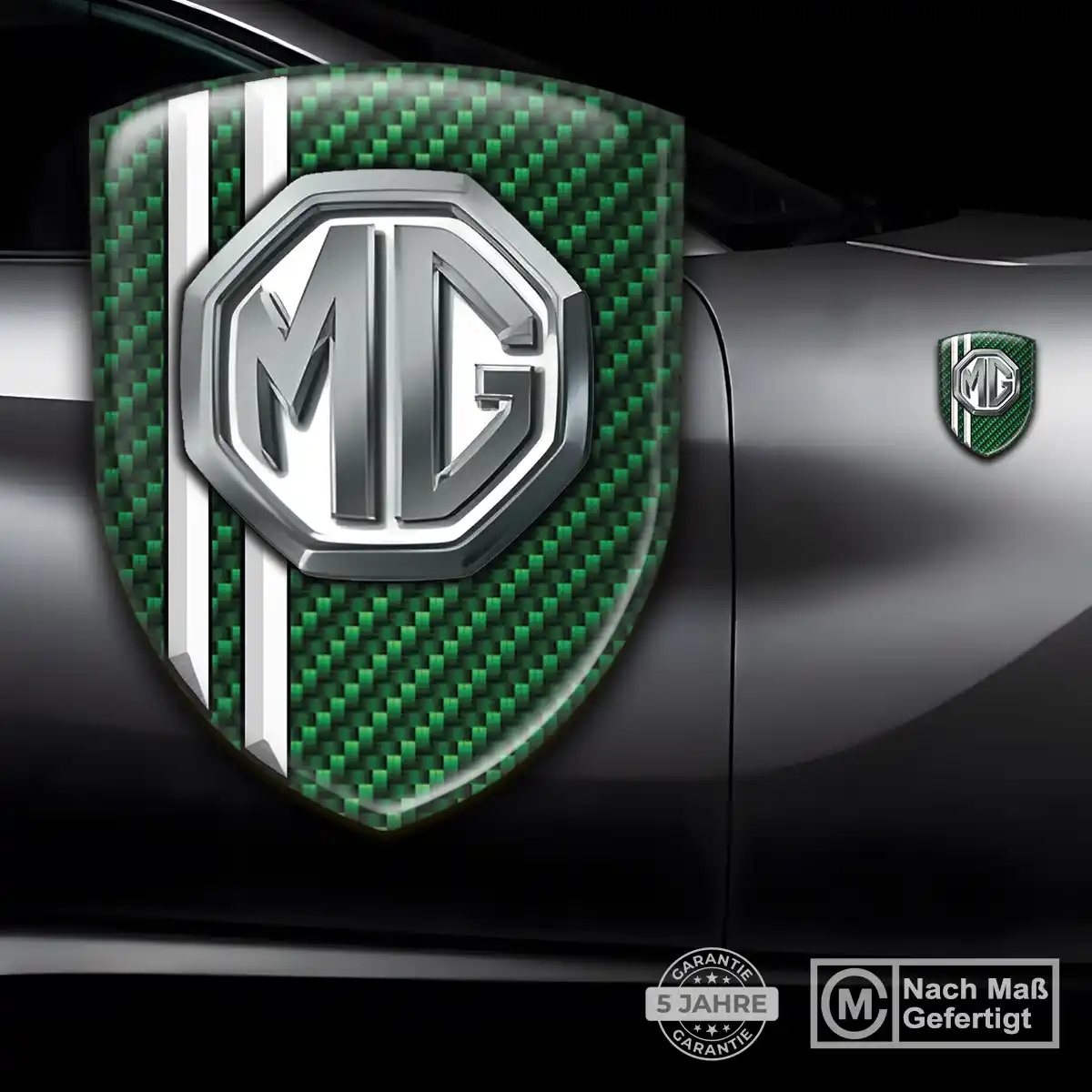 MG Emblem Aufkleber Auto Interieurdesign