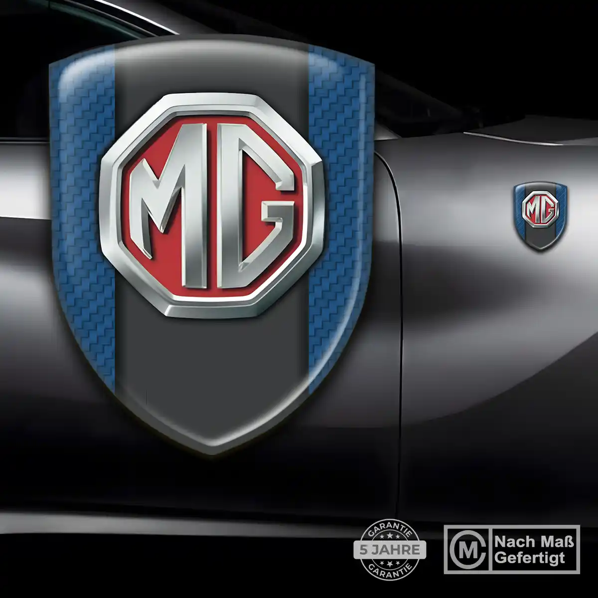 MG Emblem Aufkleber Auto Markenedition
