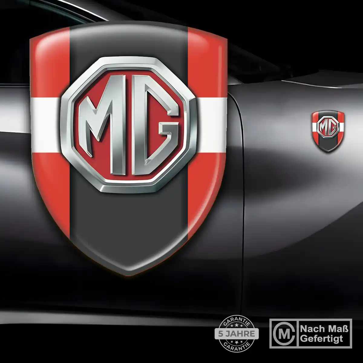 MG Emblem Aufkleber Luxus-Edition