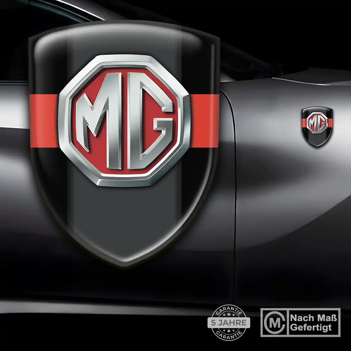 MG Emblem Aufkleber Markenedition