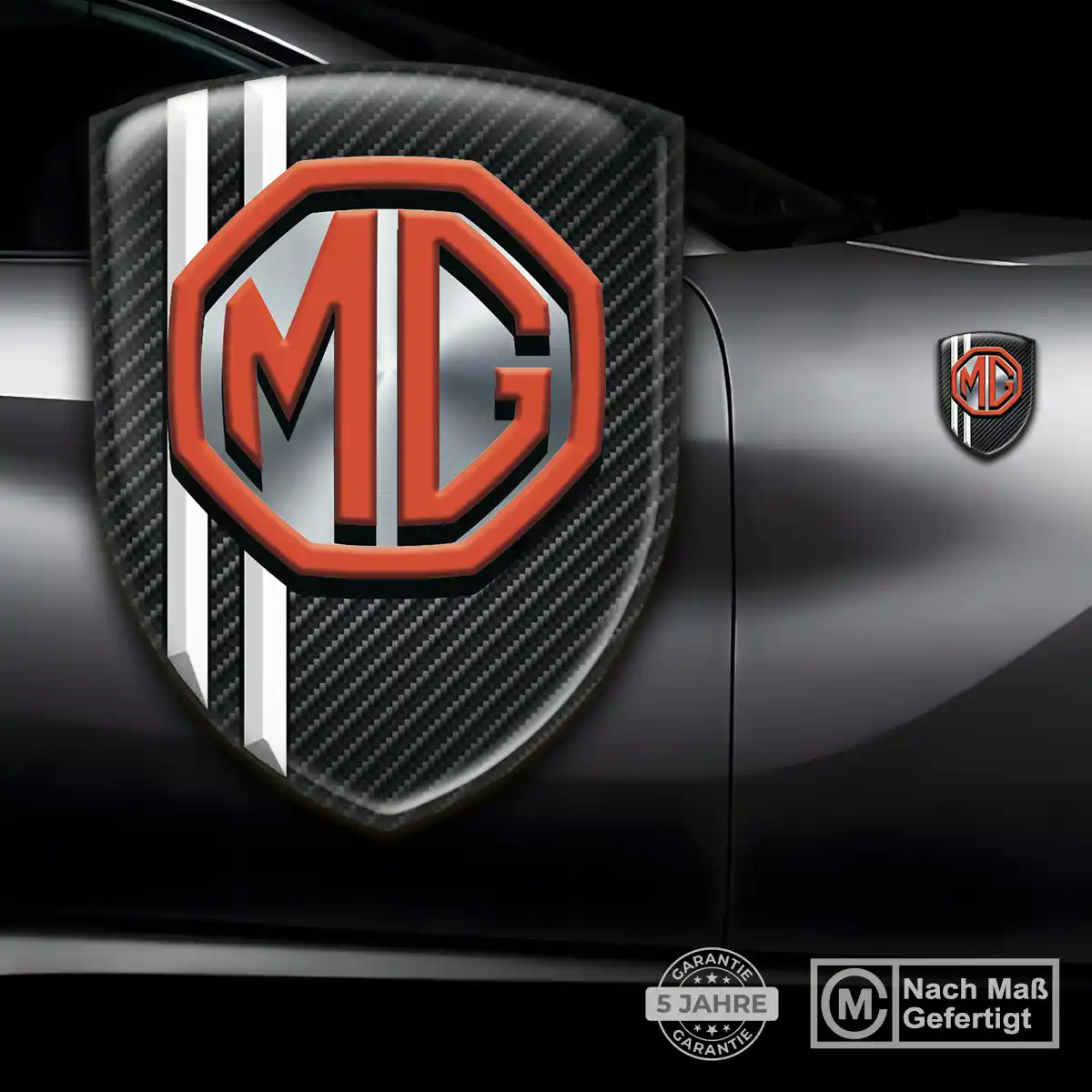 MG Emblem Aufkleber Premium-Edition