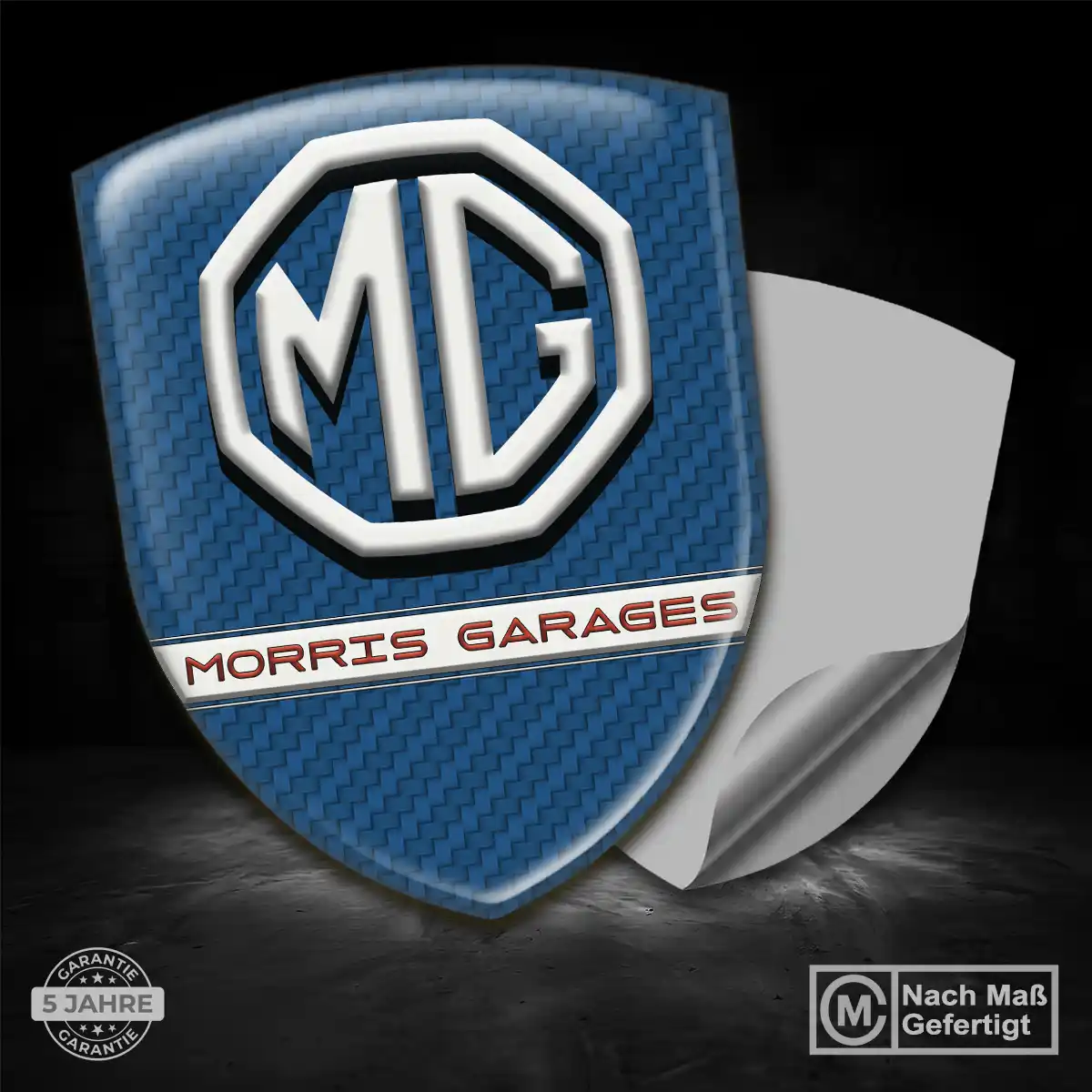 MG Emblem Aufkleber Premiumqualität