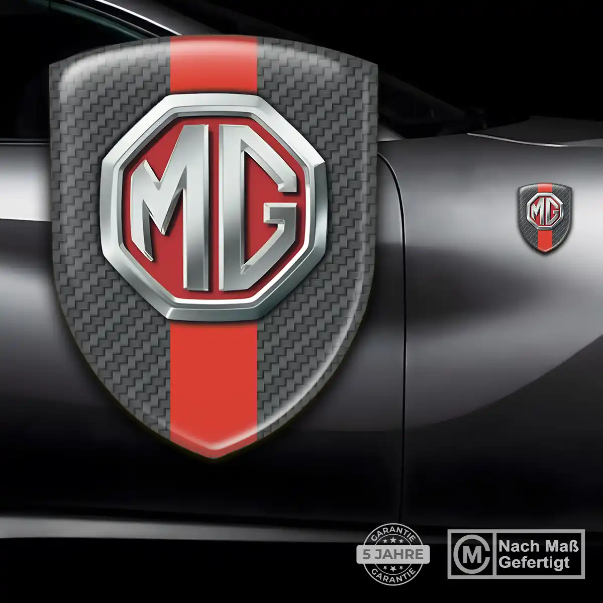 MG Emblem Aufkleber Stilvolles Design
