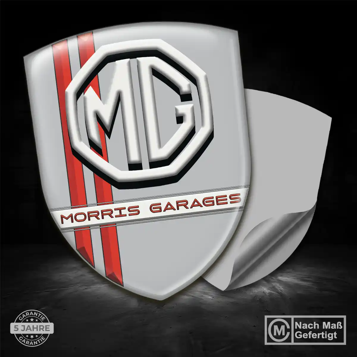 MG Emblem Aufkleber Wappen Auto Edles Design
