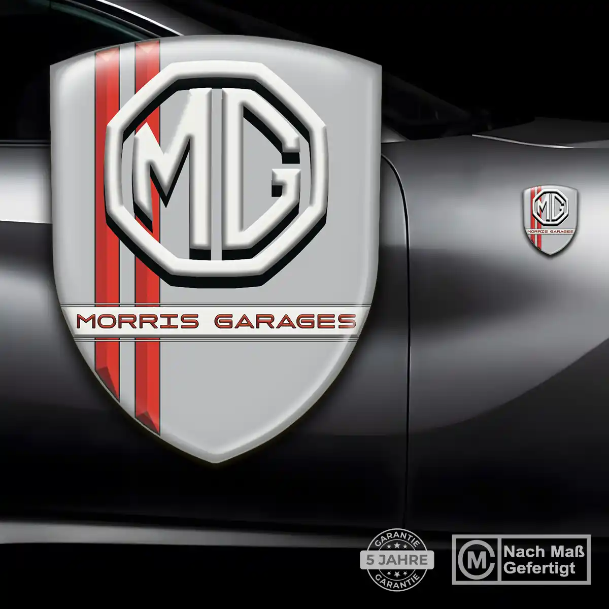 MG Emblem Aufkleber Wappen Auto Edles Design