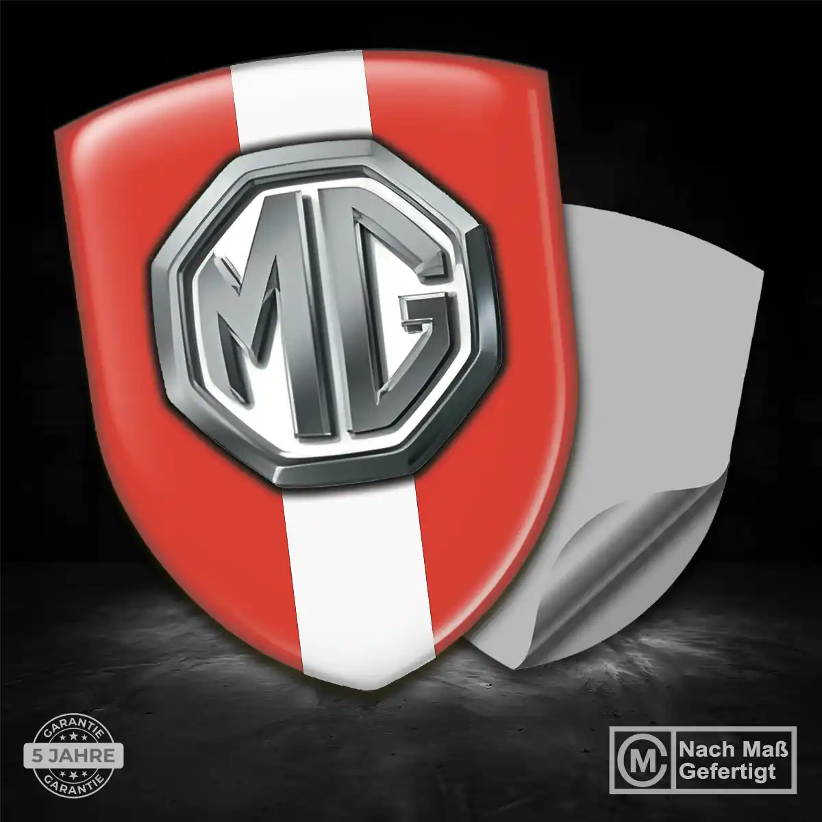 MG Emblem Aufkleber Wappen Auto Hohe Qualität