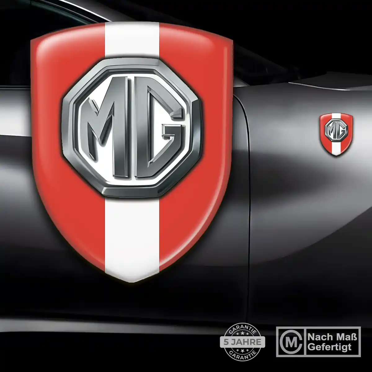 MG Emblem Aufkleber Wappen Auto Hohe Qualität