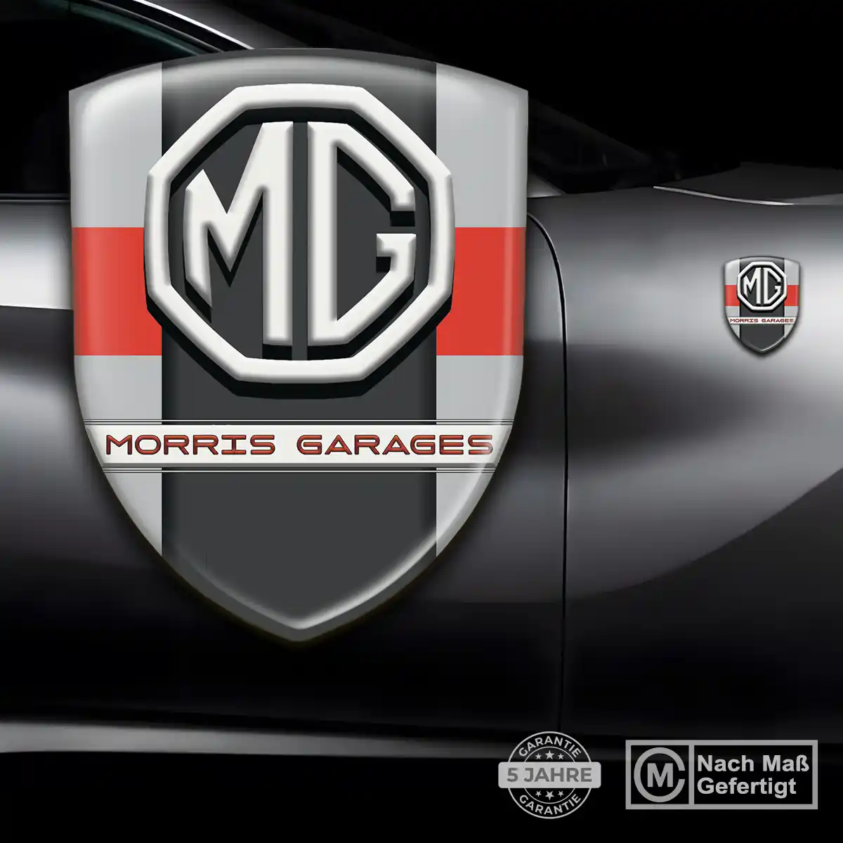 MG Emblem Aufkleber Wappen Auto Interieurdesign