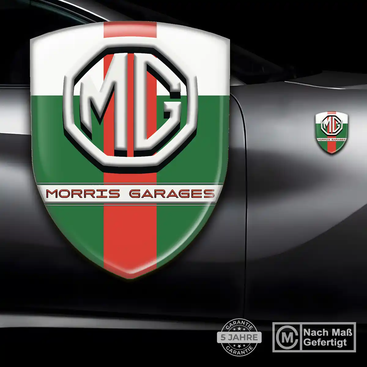 MG Emblem Aufkleber Wappen Auto Limitierte Auflage