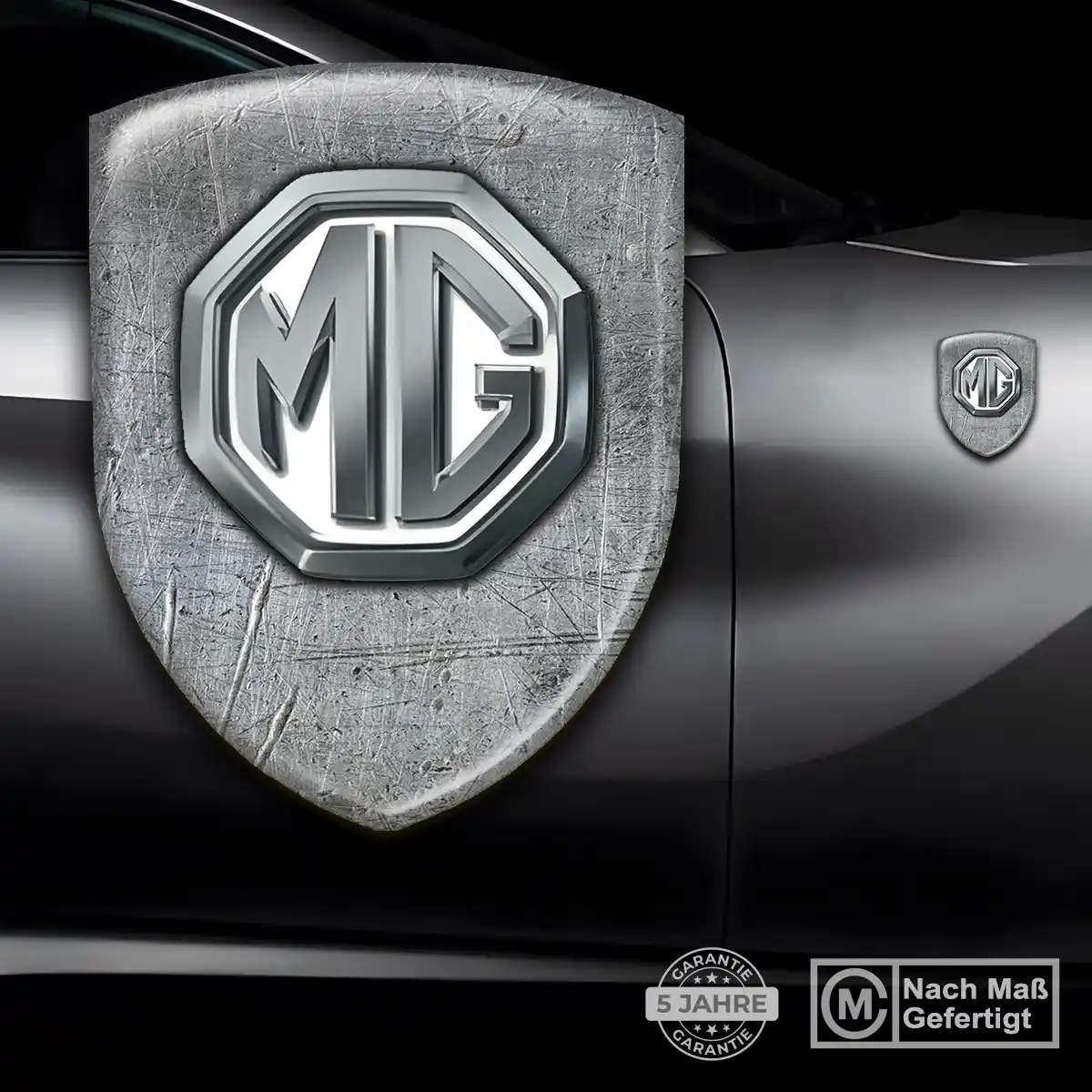 MG Emblem Aufkleber Wappen Auto Markenedition