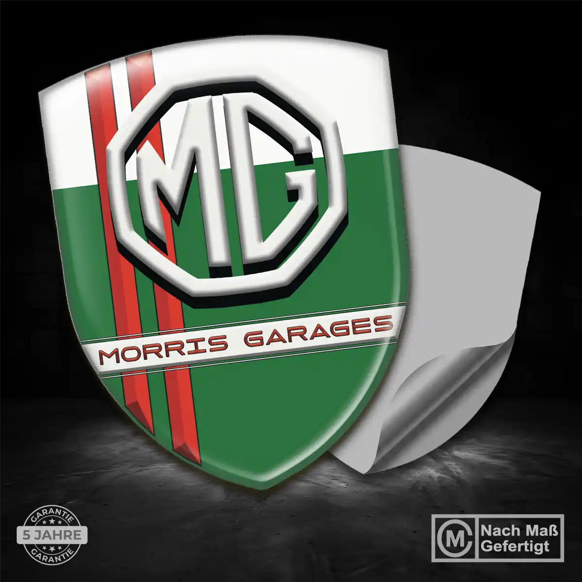 MG Emblem Aufkleber Wappen Auto Modernes Design