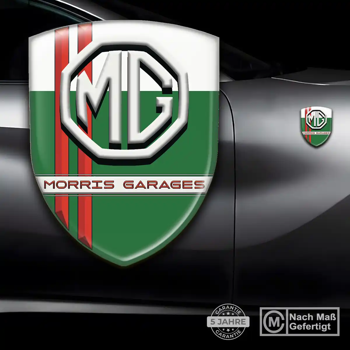 MG Emblem Aufkleber Wappen Auto Modernes Design