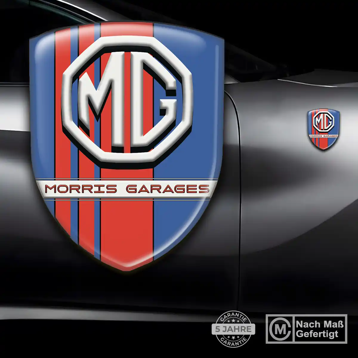 MG Emblem Aufkleber Wappen Auto Premiumqualität