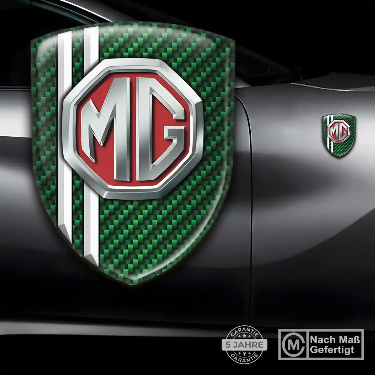 MG Emblem Aufkleber Wappen Auto Stilvolles Design