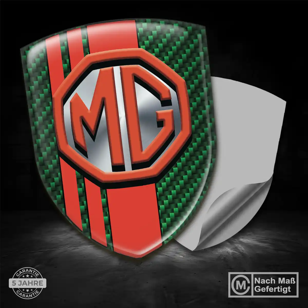 MG Emblem Aufkleber Wappen Auto Tuningfahrzeug