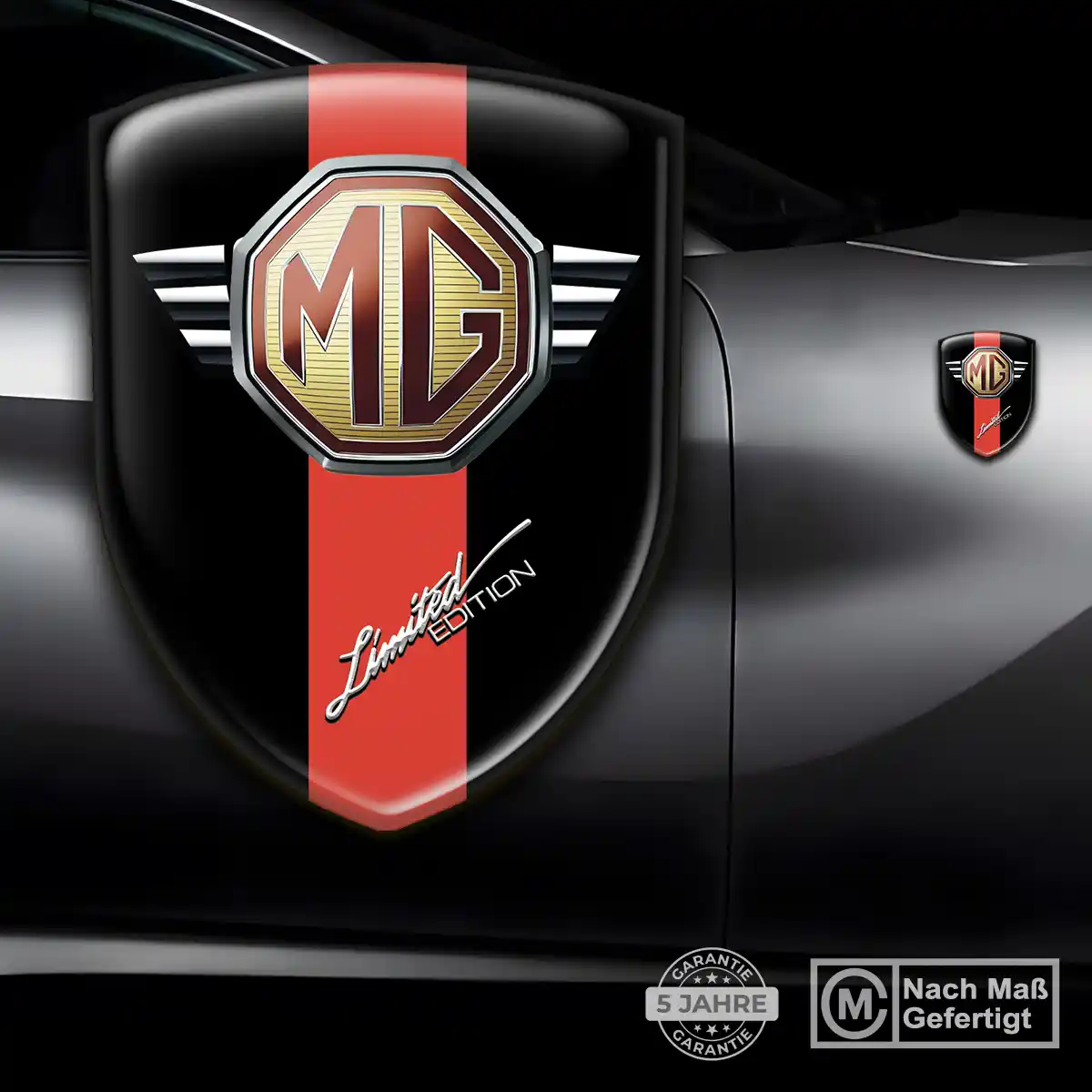 MG Emblem Aufkleber Wappen Hohe Qualität