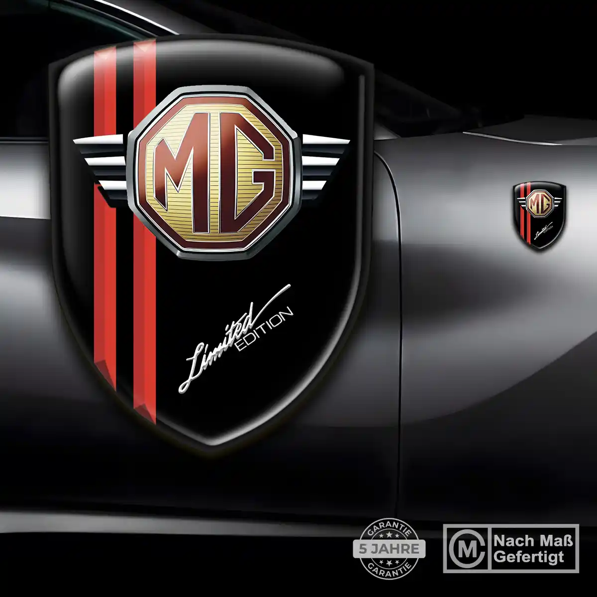 MG Emblem Aufkleber Wappen Markenedition