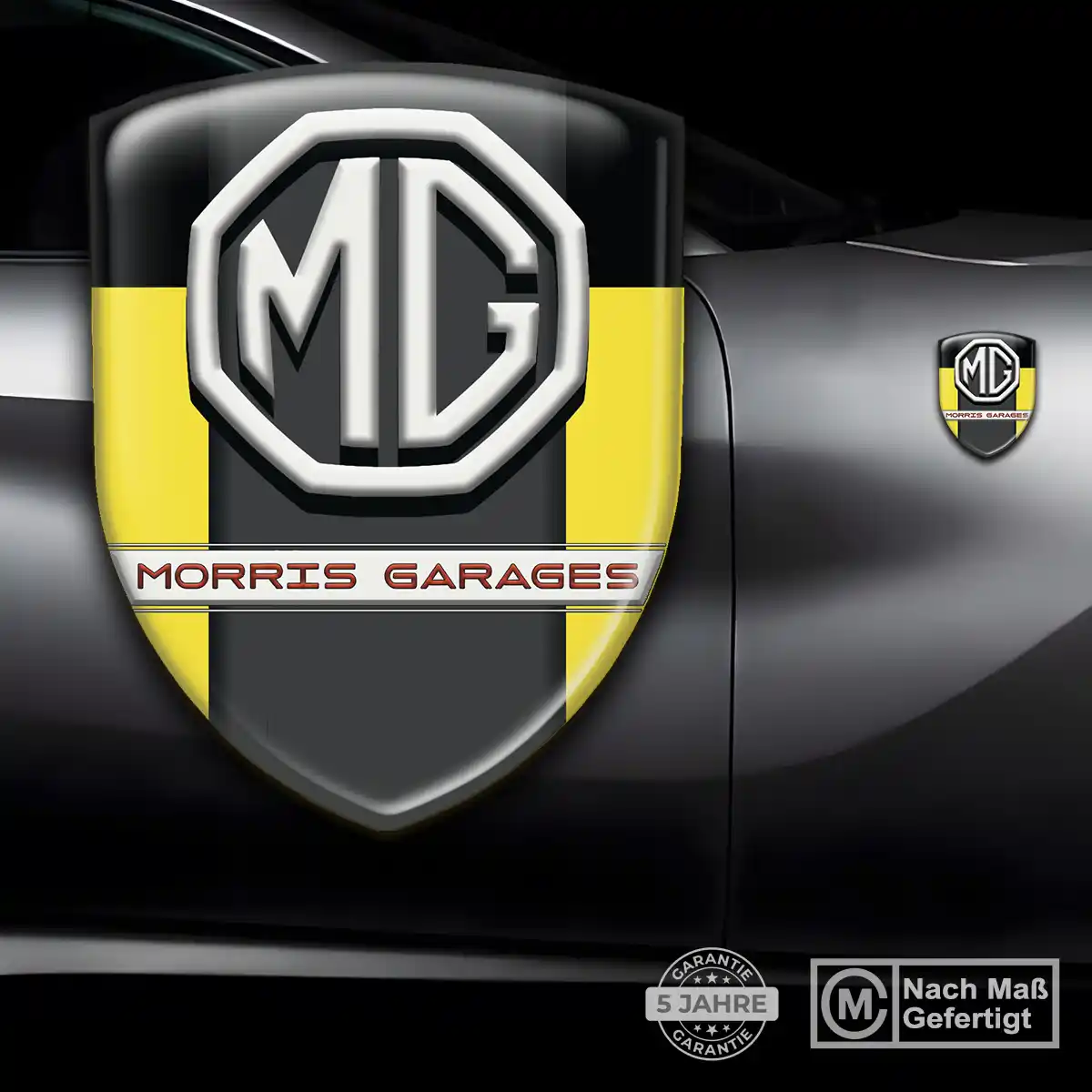 MG Emblem Aufkleber Wappen Premium-Edition