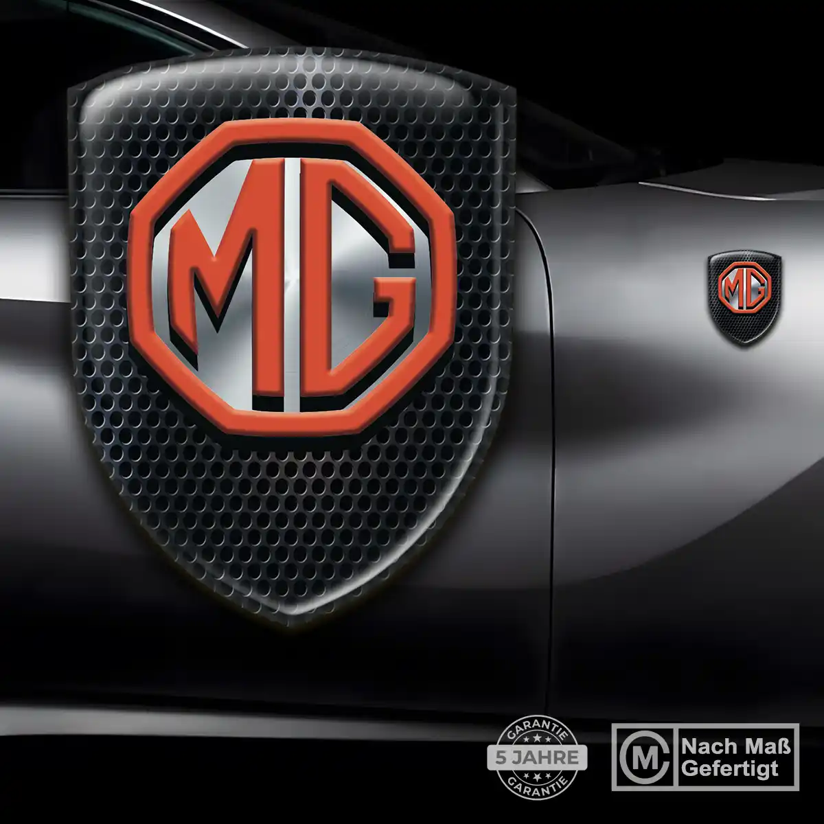 MG Emblem Aufkleber Wappen Stilvolles Design