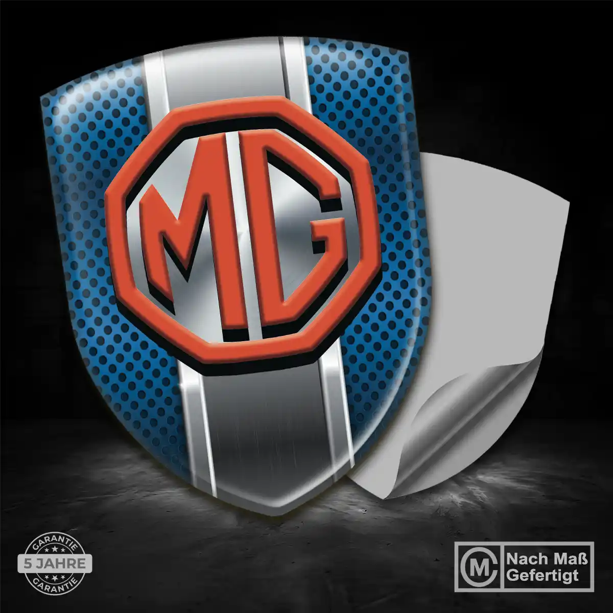 MG Emblem Auto Edles Design