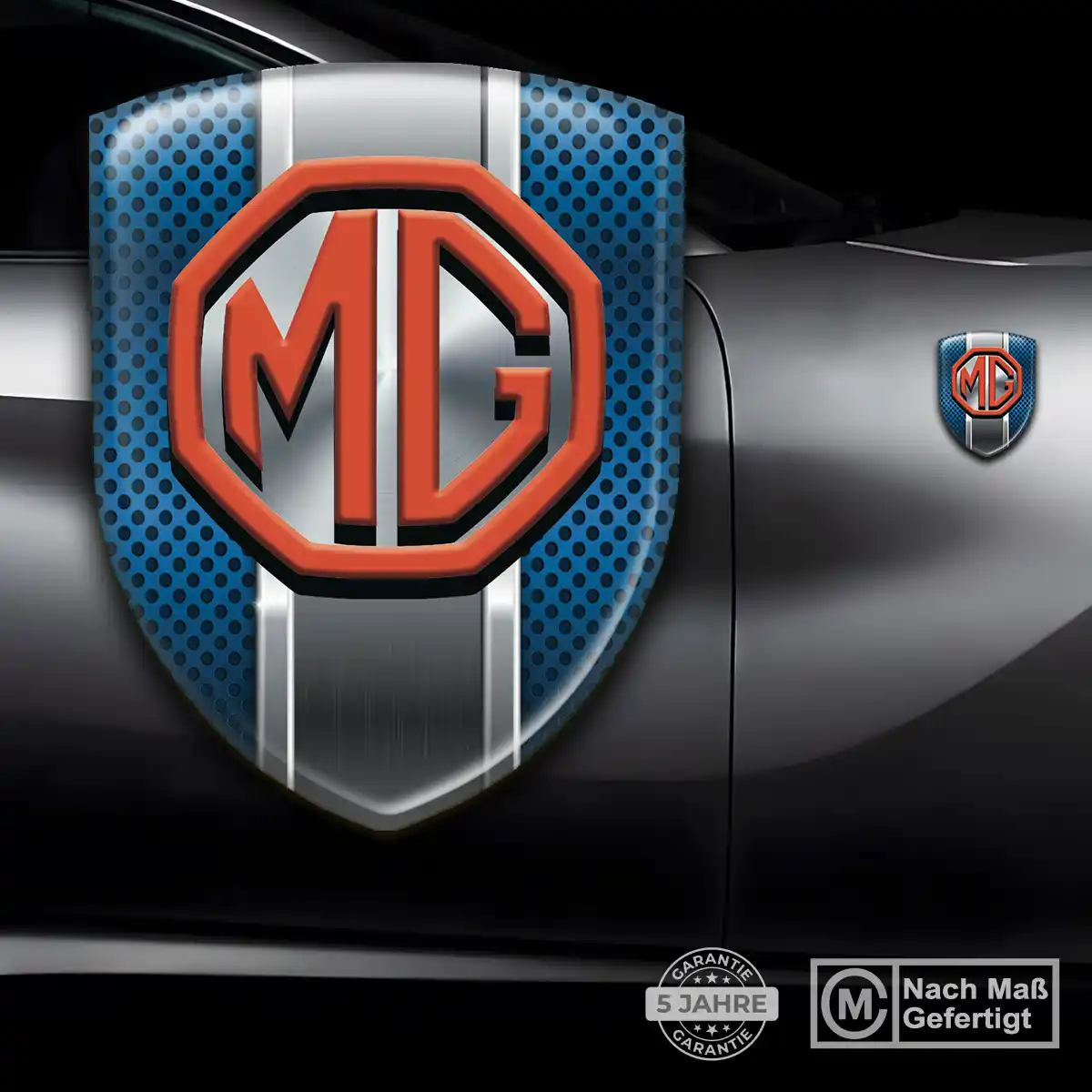 MG Emblem Auto Edles Design