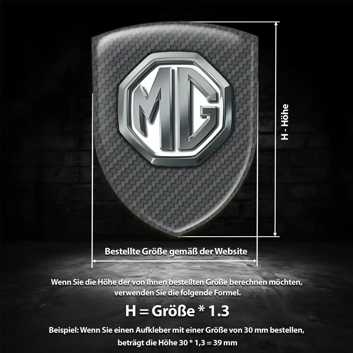 MG Emblem Auto Exterieurdesign
