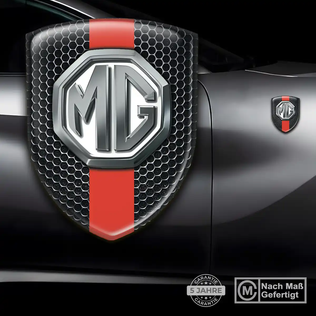 MG Emblem Auto Interieurdesign