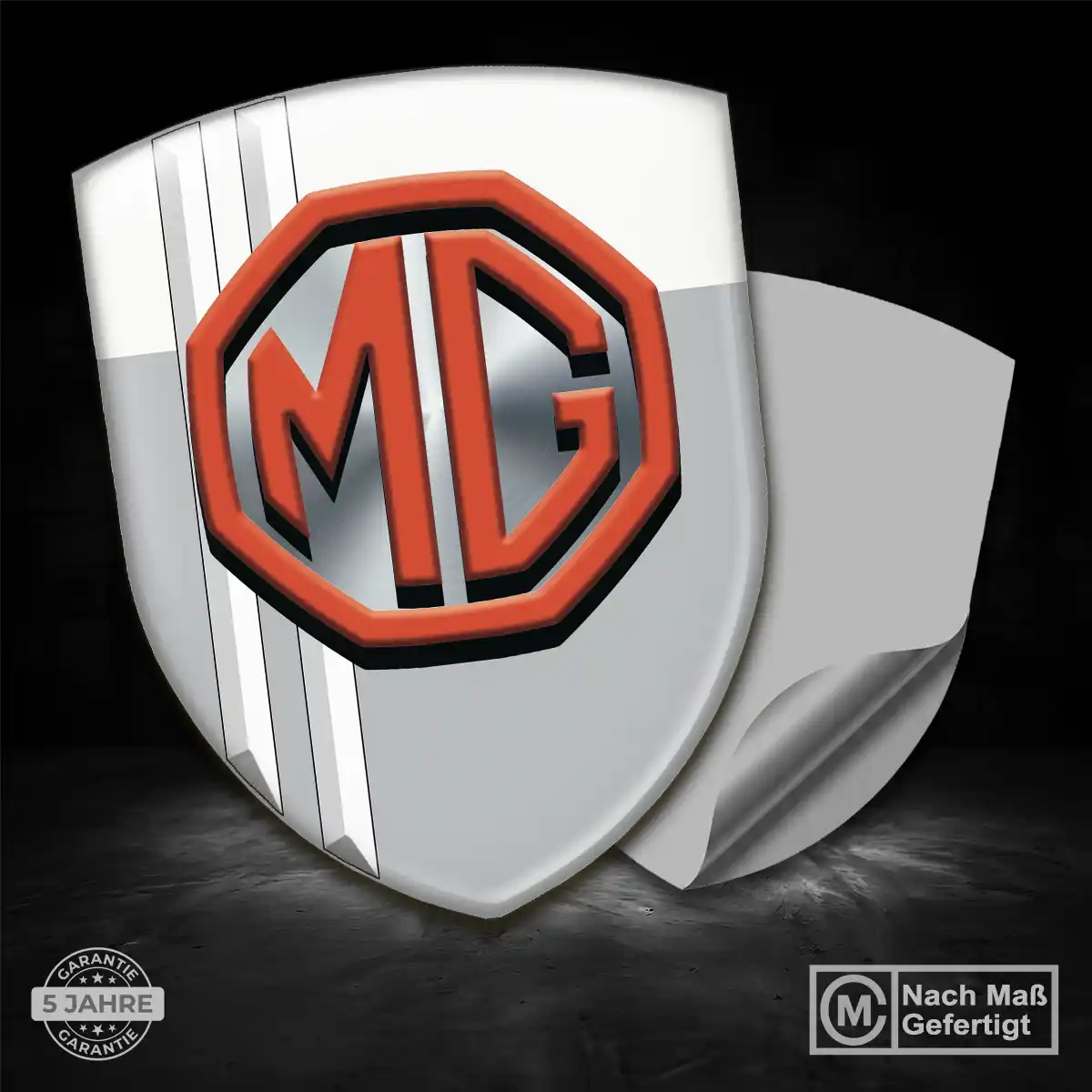 MG Emblem Auto Limitierte Auflage
