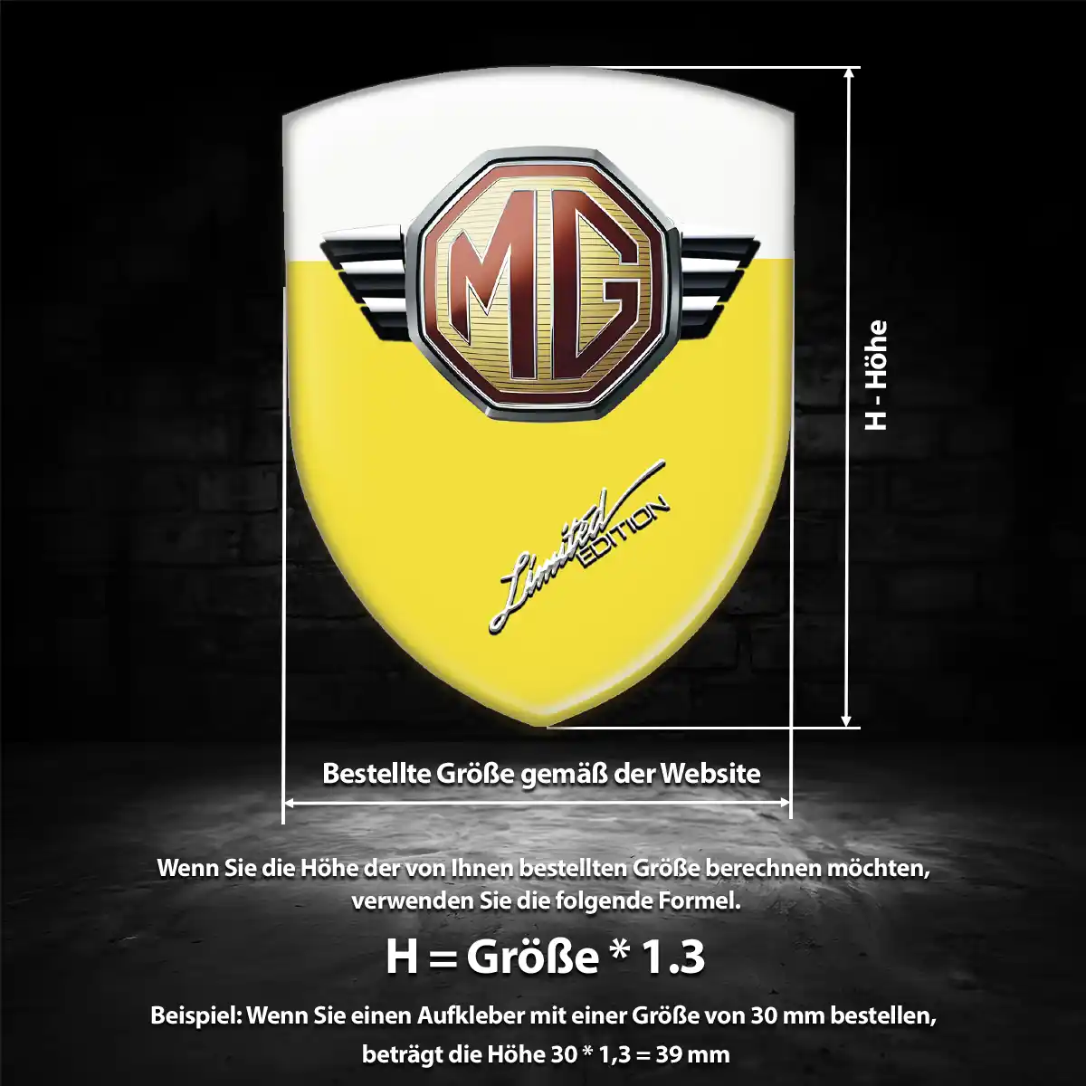 MG Emblem Auto Markenedition